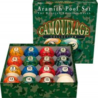 Pool  set Aramith 57.2mm Camouflage