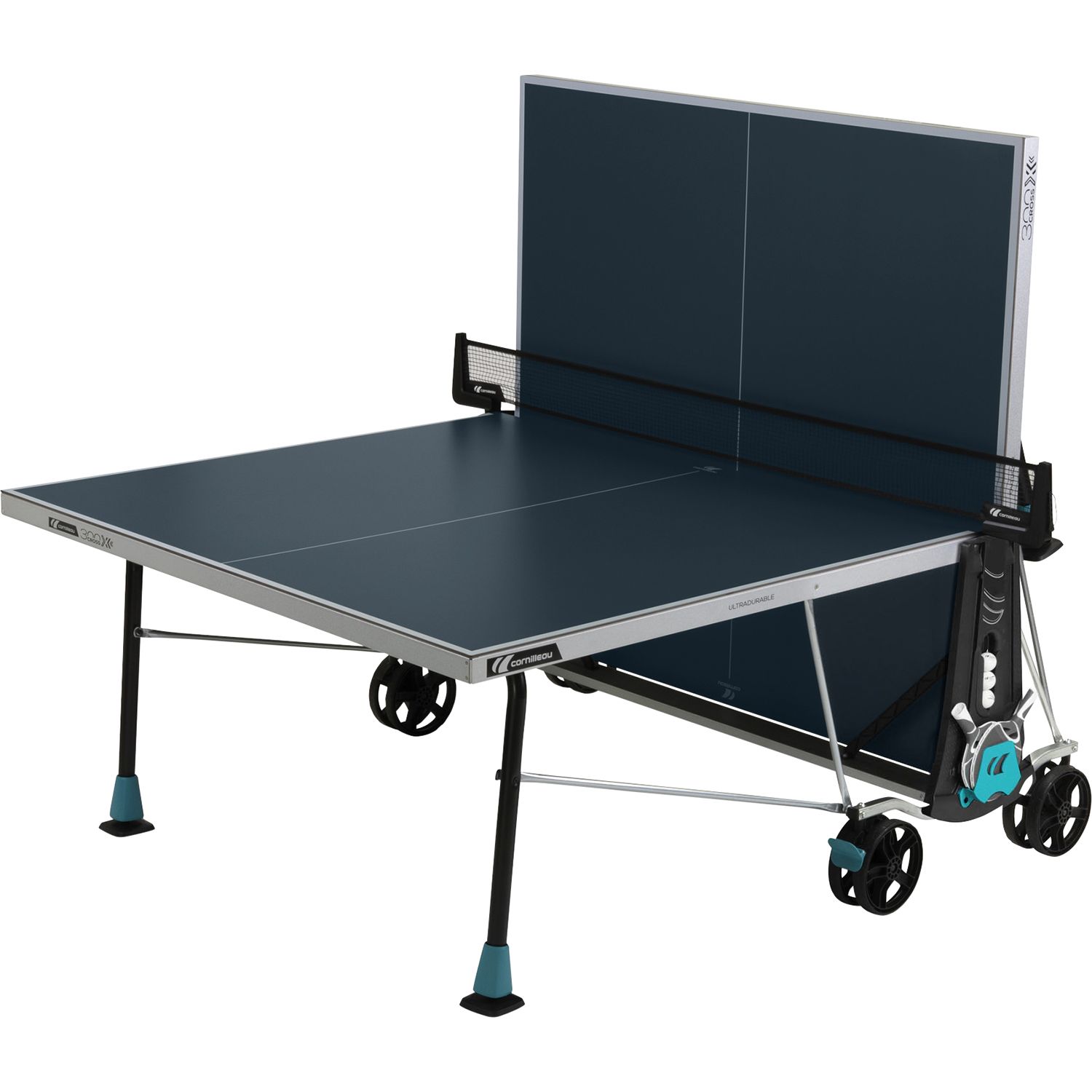 300X outdoor tafeltennistafel blauw